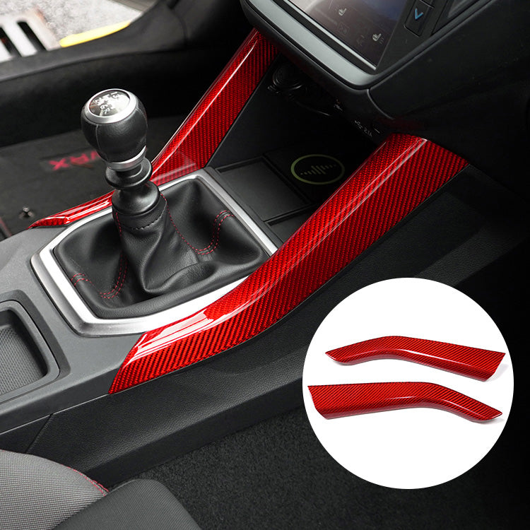 2022-25 Subaru WRX VB Carbon Fiber Center Console Side Trim Covers