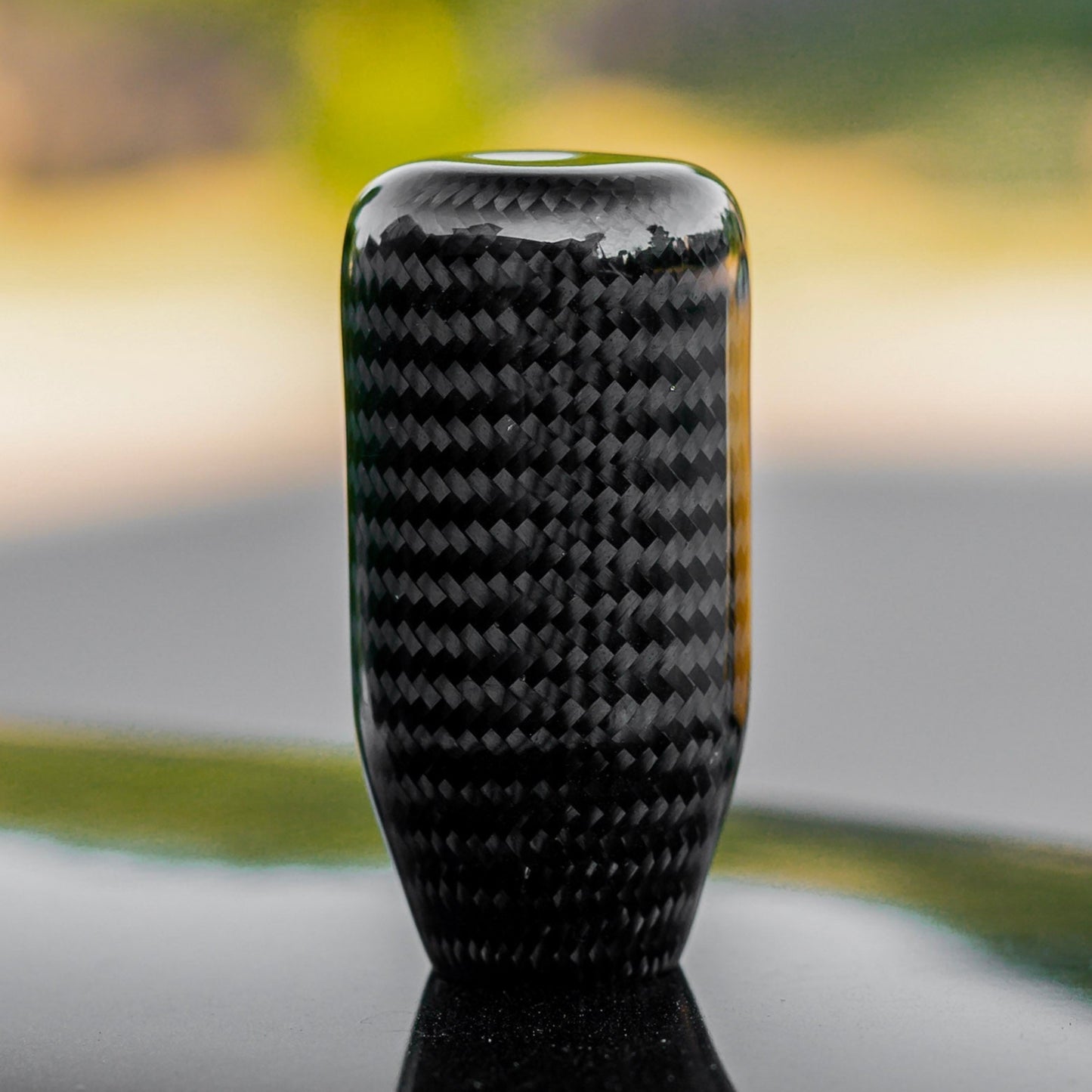 Black Carbon Fiber Handle Shift Knob - SubieFlow