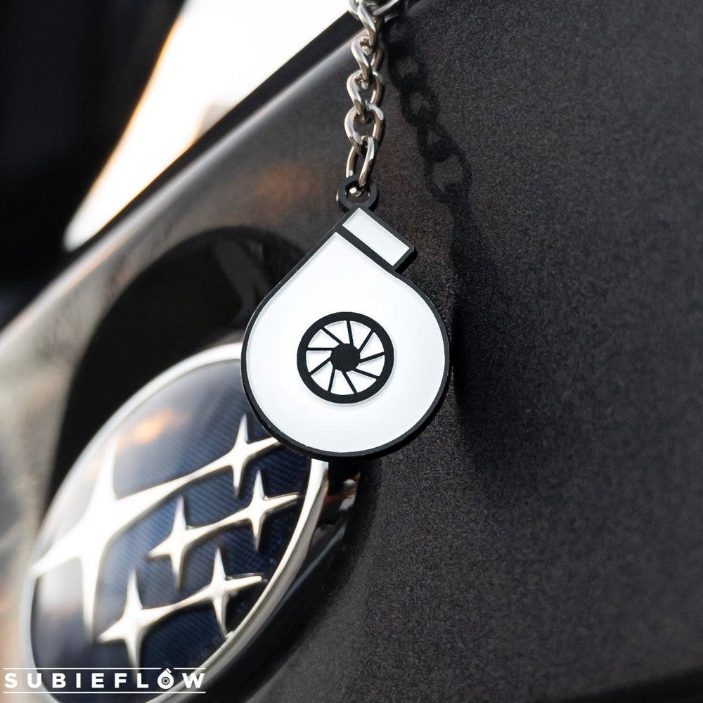 Turbo Enamel Keychain - SubieFlow