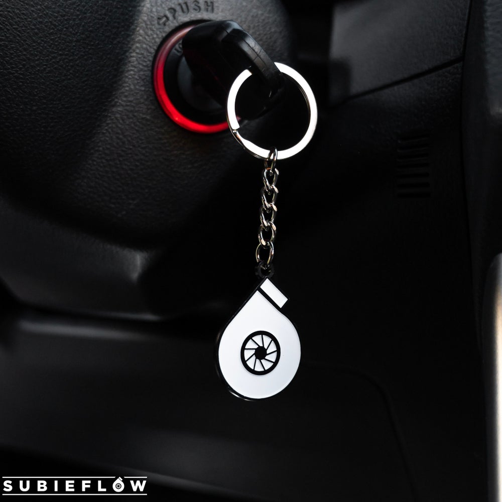 Turbo Enamel Keychain - SubieFlow